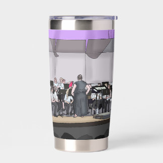 Voeg je eigen tekening of kunstwerk toe aan deze geïsoleerde drinkbeker
