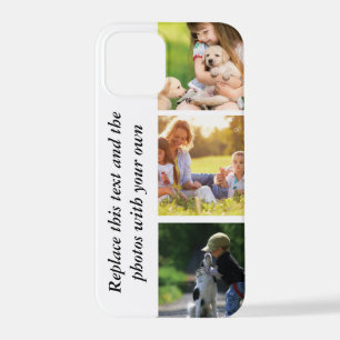 Voeg je eigen tekst en foto's toe iPhone 12 pro hoesje