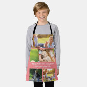 Voeg je eigen tekst en foto's toe schort (Gedragen)