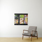 Voeg je eigen tekst en foto's toe wandkleed (In Situ (horizontaal))