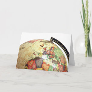 VOEG JE EIGEN TEKST Toe Globe Kaart