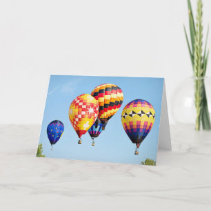 VOEG JE EIGEN TEKST TOE Heet Lucht Ballon Kaart