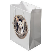 voeg je eigen tekst toe medium cadeauzakje (Achterkant Gekanteld)