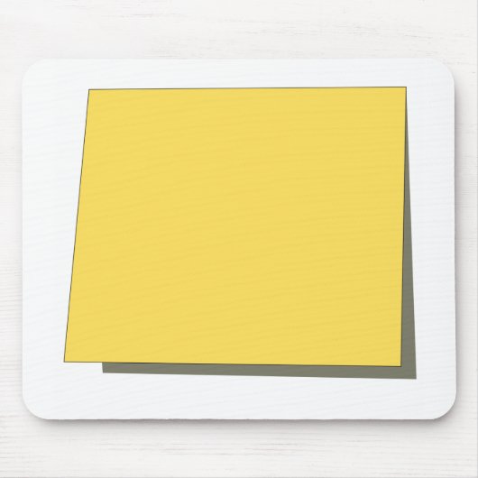 Voeg je eigen tekst toe! muismat (Voorkant)