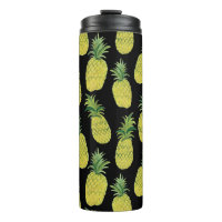 Voeg je eigen tekst toe! Waterverf ananas