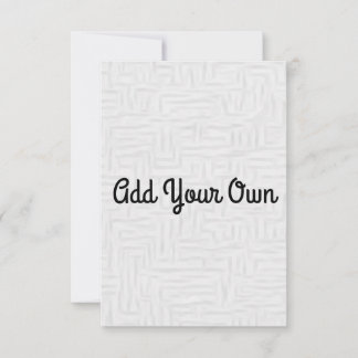 Voeg je eigen toe - Uitnodiging