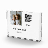 Voeg je foto of barcode naam tekst details eenvoud (Rechts)