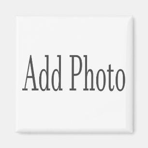 Voeg je foto ronde of vierkante magneet toe