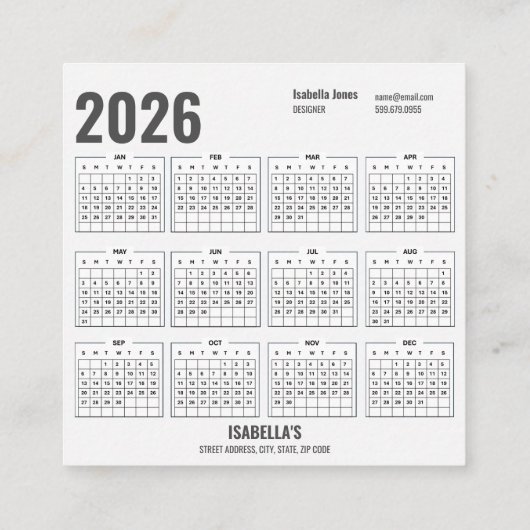 Voeg je foto toe – Aangepaste kerst Visitekaartjes (Achterkant)