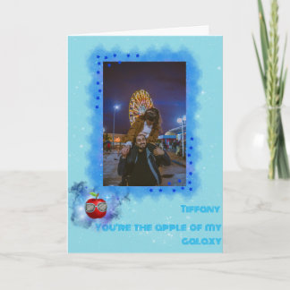 Voeg je foto toe Dankbare Galaxy Dankjewel Kaart