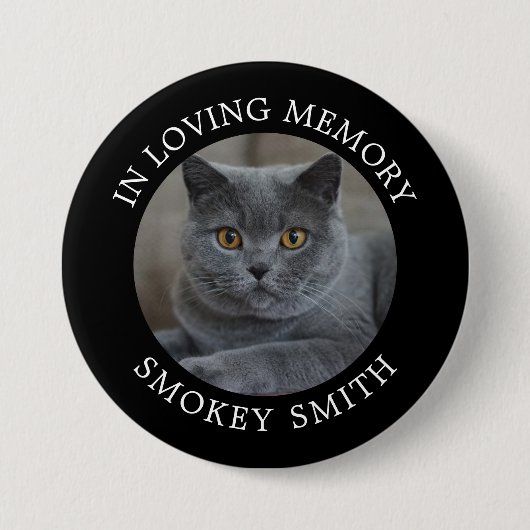 Voeg je foto toe - Pet Memorial Ronde Button 7,6 Cm (Voorkant)