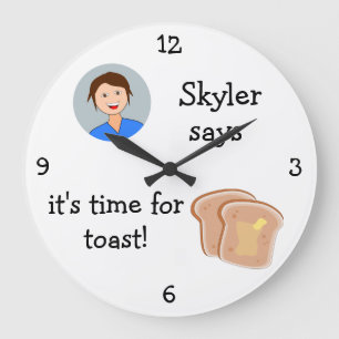 Voeg je foto toe: "Tijd voor de toast" Grote Klok