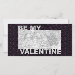 VOEG Je Foto Toe Wees Mijn Valentijn Kader - Goth Feestdagenkaart