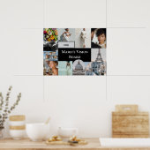 Voeg je foto visie bord custom poster toe (Keuken)