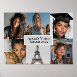 Voeg je foto's Visie Bord Custom Poster toe