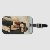 Voeg je Geweldige foto-rendy toe Bagagelabel (Voorkant (horizontaal))