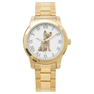 Voeg je huisdier foto leuke hond portret horloge
