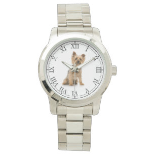 Voeg je huisdier foto leuke hond portret horloge