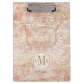 Voeg je Initialen toe | Garnet Weft Klembord (Voorkant)