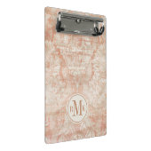 Voeg je Initialen toe | Garnet Weft Mini Klembord (Schuin)