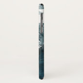 Voeg je Initialen toe | Indigo Tempest Case-Mate iPhone Case (Achterkant/links)