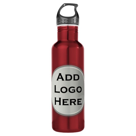 Voeg je Logo bedrijfscadeau toe Waterfles (Voorkant)