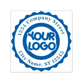 Voeg je Logo Company retouradres toe Zelfinktende Stempel