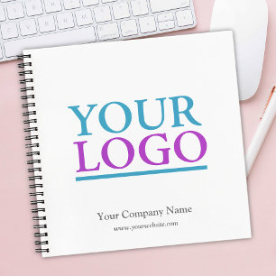 Voeg je Logo, naam en promotievs op de website toe Notitieboek