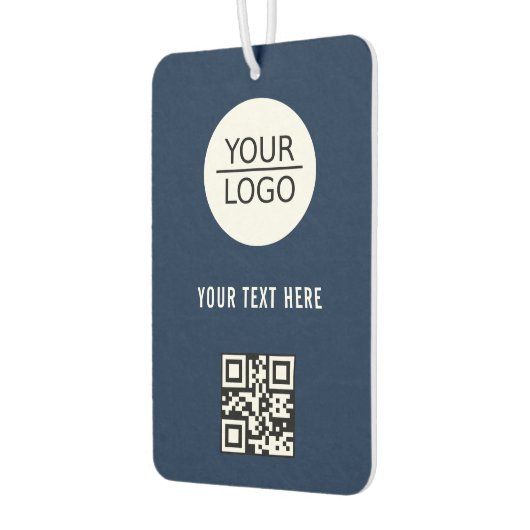 Voeg je Logo QR-code aangepaste tekstpromotievak t Luchtverfrisser (Links)