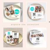 Voeg je Logo Social Media fotokaart toe - Instagra Visitekaartje