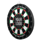 Voeg je Logo toe Dartbord (Voorkant Rechts)