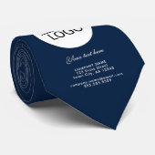 Voeg je Logo toe met Aangepaste tekstpromotiemaand Stropdas (Opgerold)