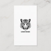 Voeg je Logo White Minimalist Hang Label toe (Voorkant)