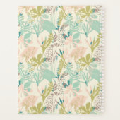 Voeg je Monogram toe | Modern Floral Pattern Planner (Achterkant)