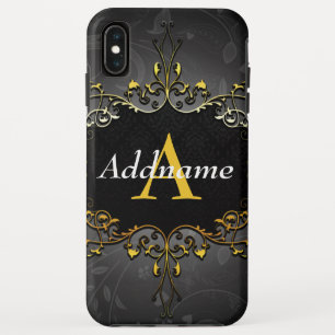 Voeg je naam en initiaal toe iPhone XS max hoesje