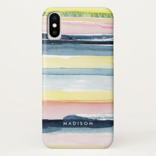 Voeg je naam toe Sunset Stream I iPhone X Hoesje