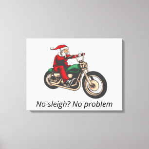Voeg je onderschrift toe en pas de kerstkerstkerst canvas afdruk