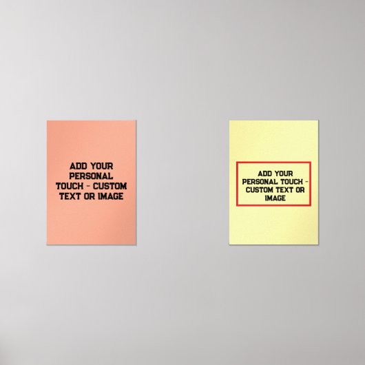 Voeg je persoonlijke touch toe - geschenken muurkunst sets (Voorkant)