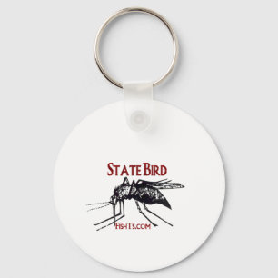 Voeg je staatsnaam-staatsvogel toe sleutelhanger
