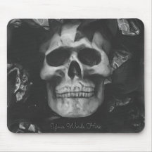 Voeg je woorden Dark Skull Mousepad toe