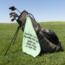 Voeg Jouw naam, Logo of ontwerp toe, aangepaste ge Golfhanddoek