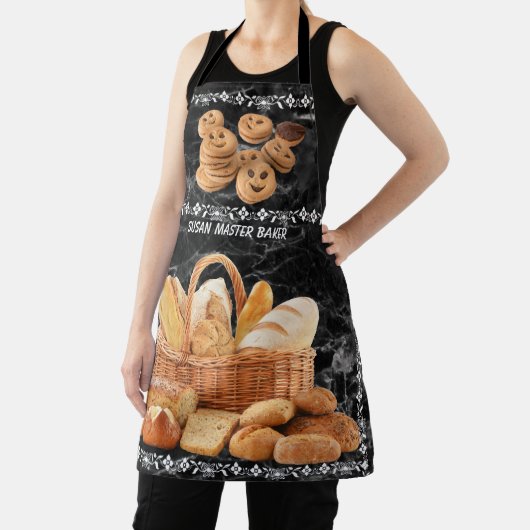 VOEG JOUW NAAM-MASTER BAKER All-Over Print Apron T Schort (Insitu)
