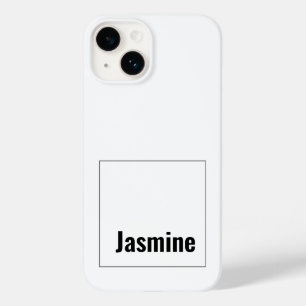 Voeg Jouw naam Modern Minimalist toe Case-Mate iPhone 14 Hoesje