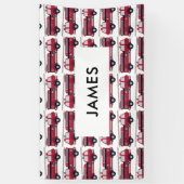 Voeg Jouw naam Red Fire Specialized toe Spandoek (Verticaal)