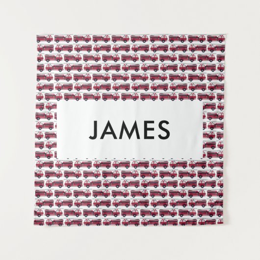 Voeg Jouw naam Red Fire Specialized toe Wandkleed (Voorkant)