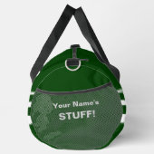 Voeg Jouw naam Tekst Onderwerp Donkergroen toe Plunjezak (Rechts)