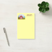 Voeg Jouw naam toe aan Red Barn met Blue Sky Post-it® Notes (Kantoor)