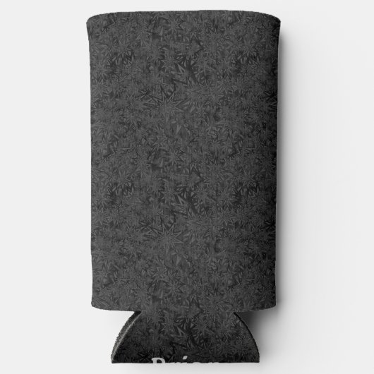 Voeg Jouw naam zwart grijs abstract ontwerp toe (Voorkant)