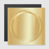 Voeg Jouw tekst Custom Faux Gold Glamorous Sjabloo (Voorkant / Achterkant)