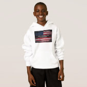 Voeg jouw tekst op Amerikaanse vlag toe (Voorkant volledig)